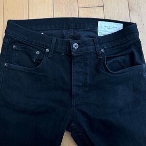 Mens Rag & Bone Black Jeans (Waist 34)